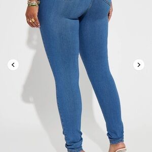 Fashion Nova High Rise Blue Jeans